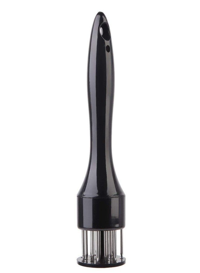 Gnanex مطرقة لحم من غنانكس مزودة بشوكات إبرية من الفولاذ المقاوم للصدأ (أسود) - Image 1